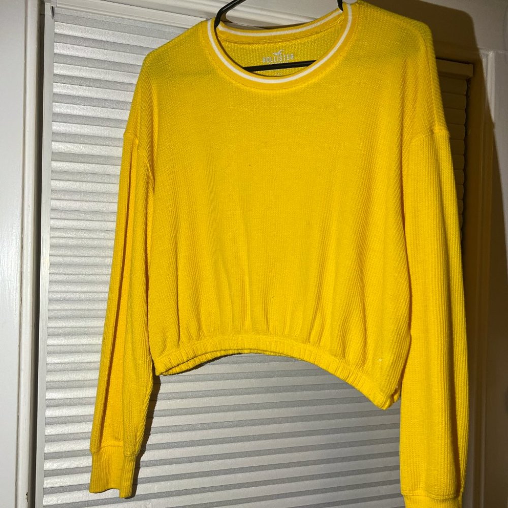 Yellow Hollister Sweater